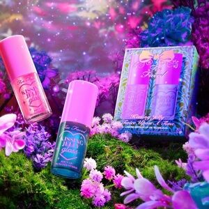 TOO FACED Kissing Jelly Twice Upon a Time Lip Oil Gloss Duo Limited Edition NIB